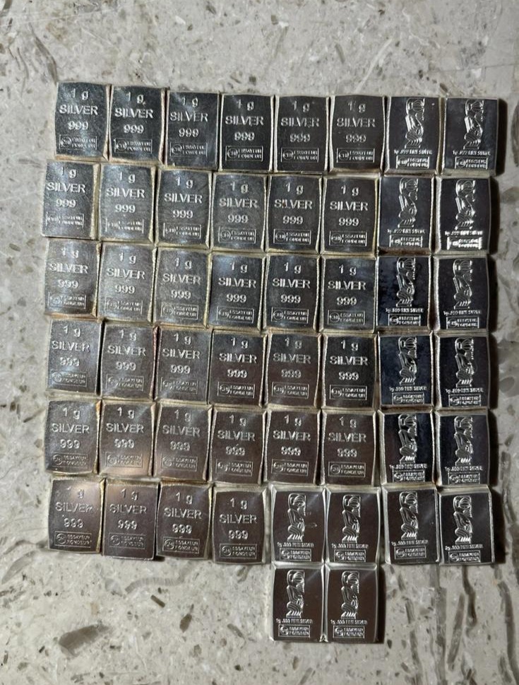 Silberbarren 1g Tafelbarren